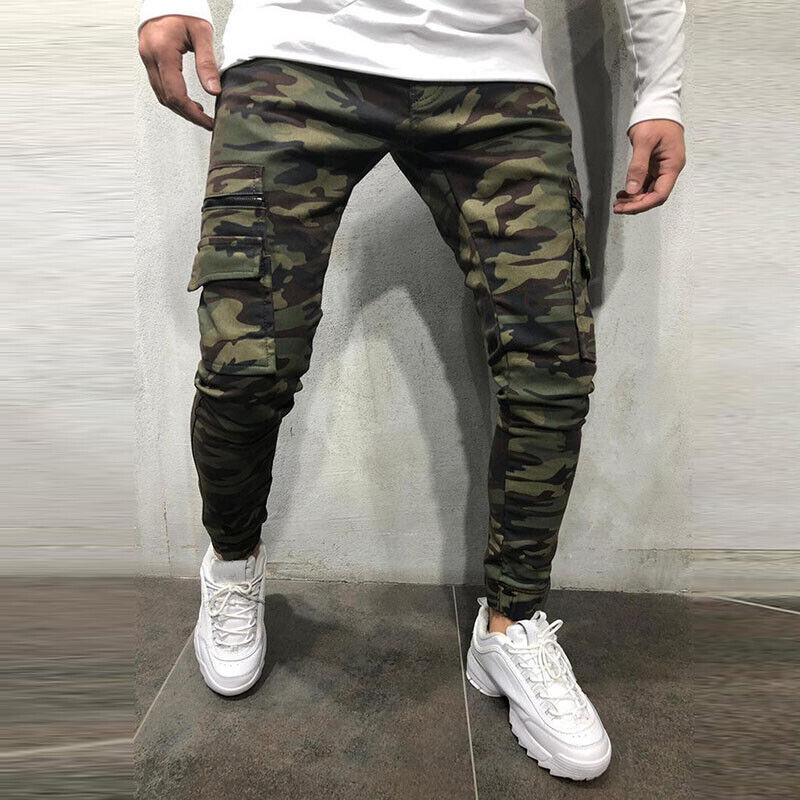 men's camouflage skinny jeans